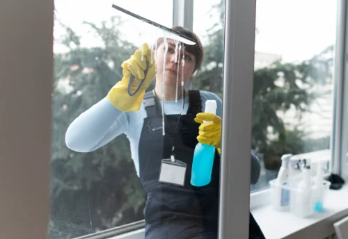 Nettoyage de vitres intérieures et extérieures à Issac